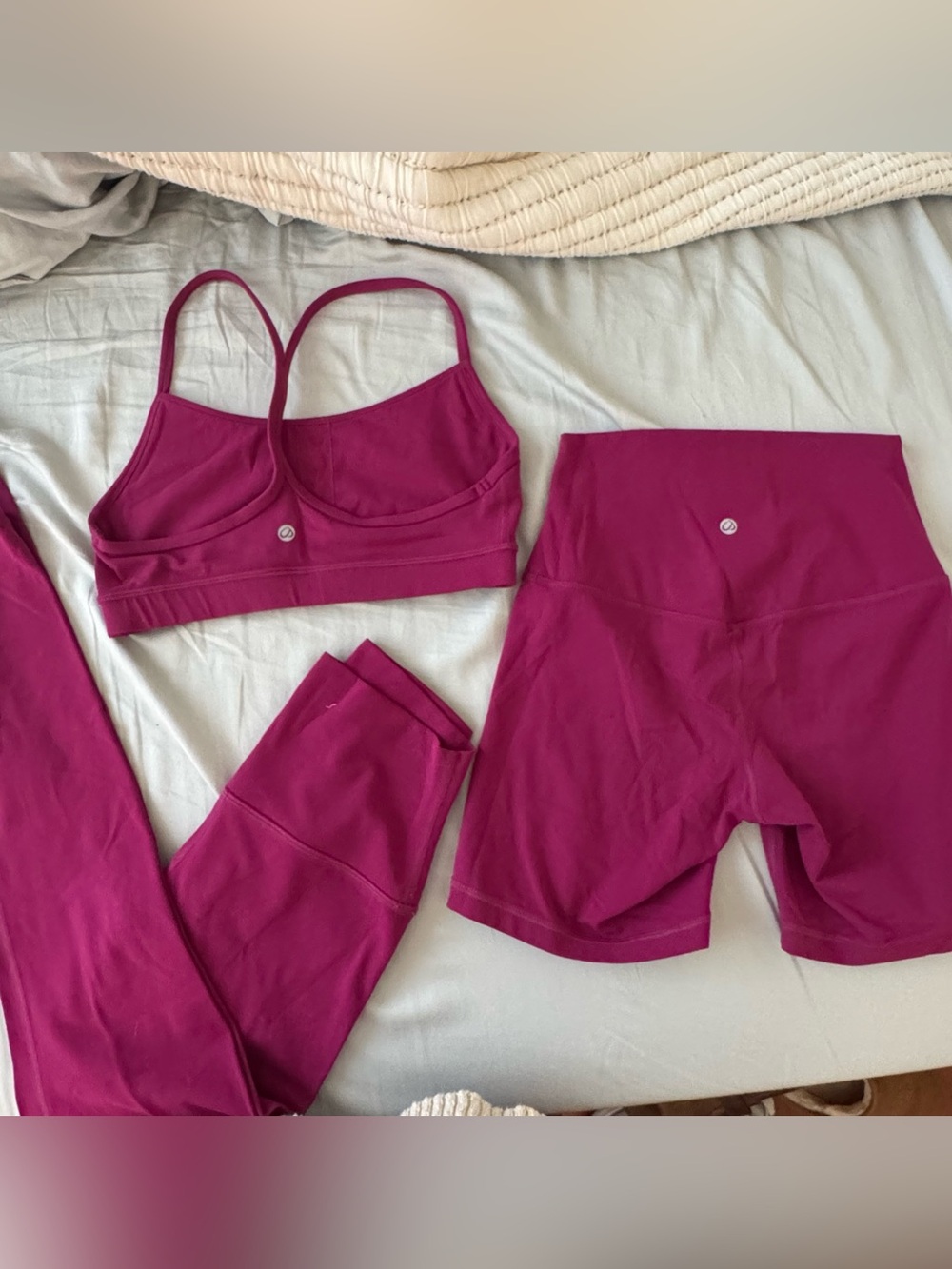 CRZ YOGA butterluxe magenta set